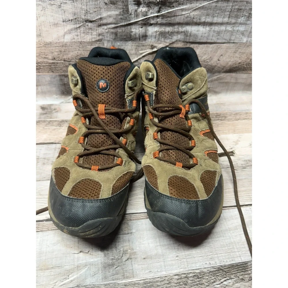 Merrell Men Hiking Performance Shoes Dry J09519 Size 11.5 Tan